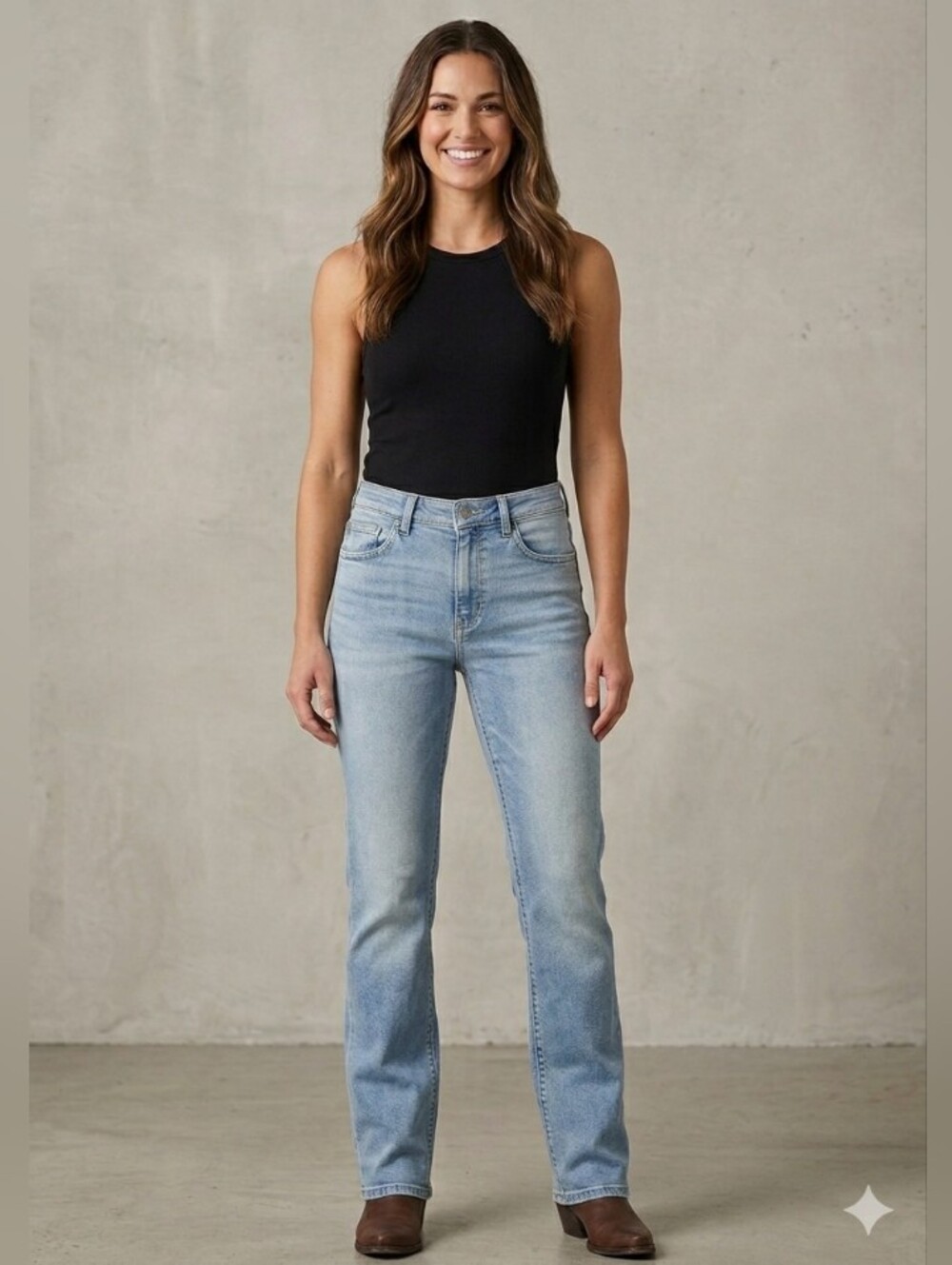 Wrangler Light Blue Straight Leg Women’s Jeans